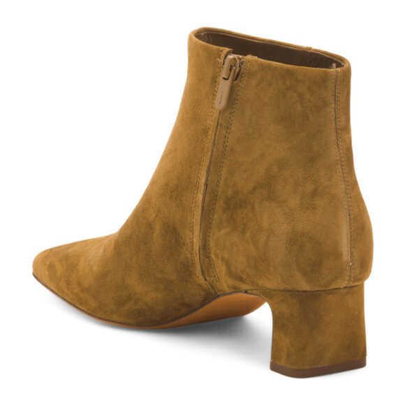 VINCE Suede Silvana Heeled Booties NWT - Picture 2 of 2